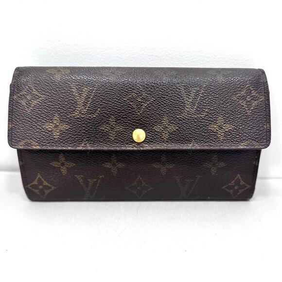 Louis Vuitton Monogram Sarah Wallet Authentic Vintage - Picture 1 of 8